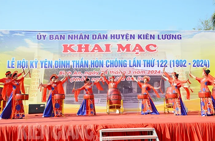 Kiên Lương tổ chức lễ hội kỳ yên Đình thần Hòn Chông